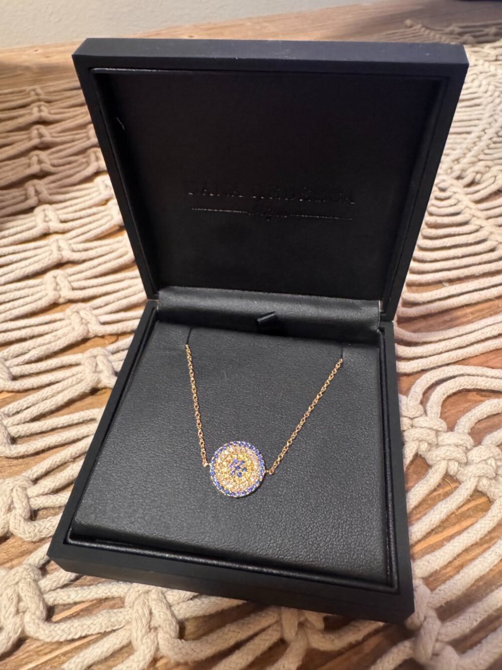 NEW IN BOX Sapphire and 14K gold Bracelet - Picture 5 of 6